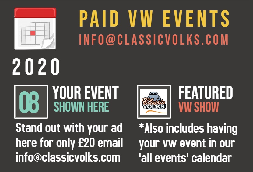 VW Events Calendar 2020 | List of VW shows UK & Abroad - Updated