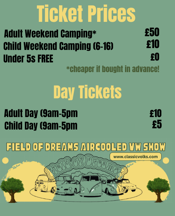 Field of Dreams VW show buy tickets now image