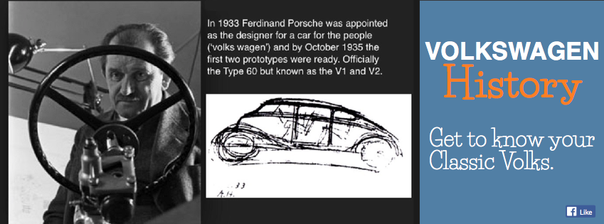 Classic Volks image of Ferdinand Porsche